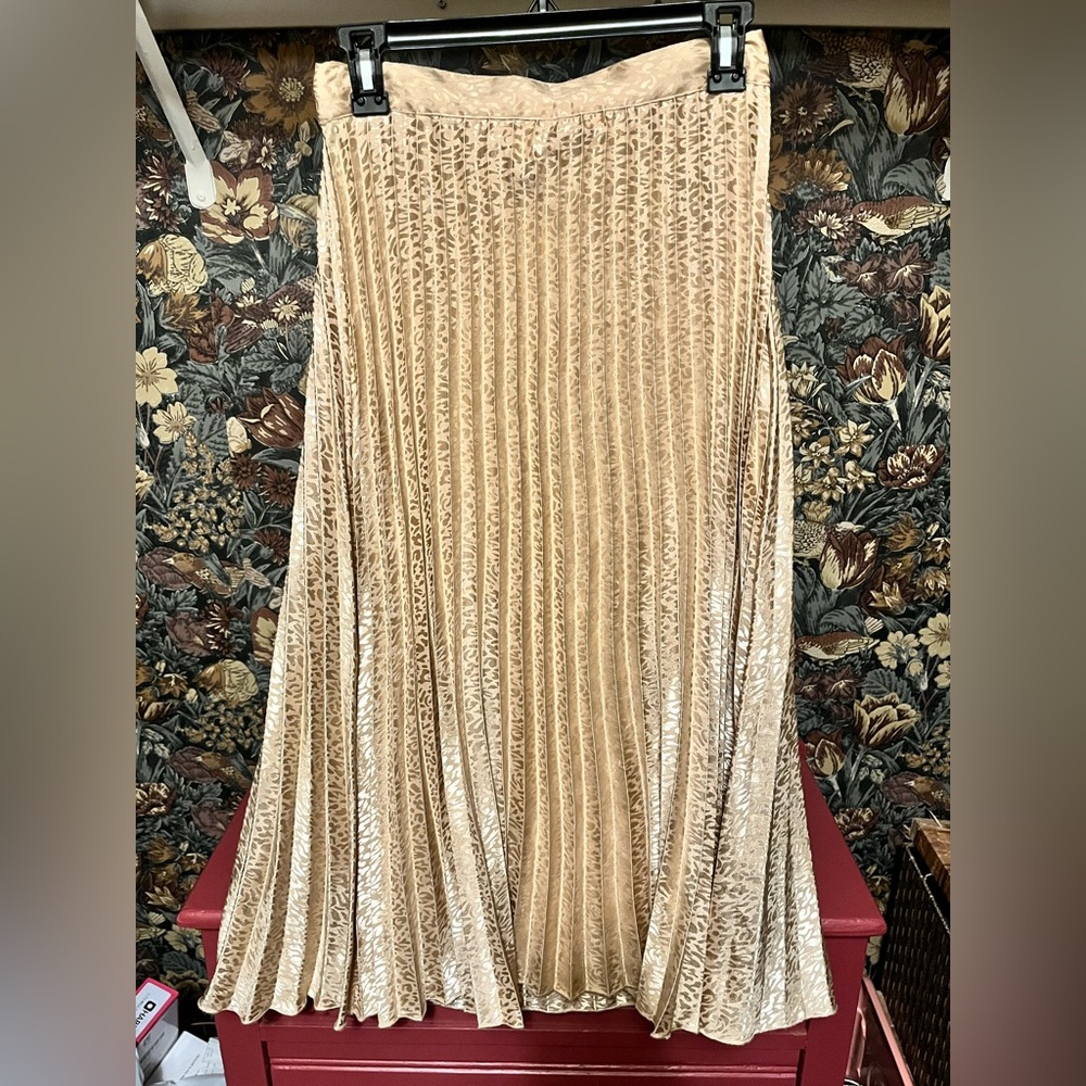 Japna Leopard Print A-Line Skirt